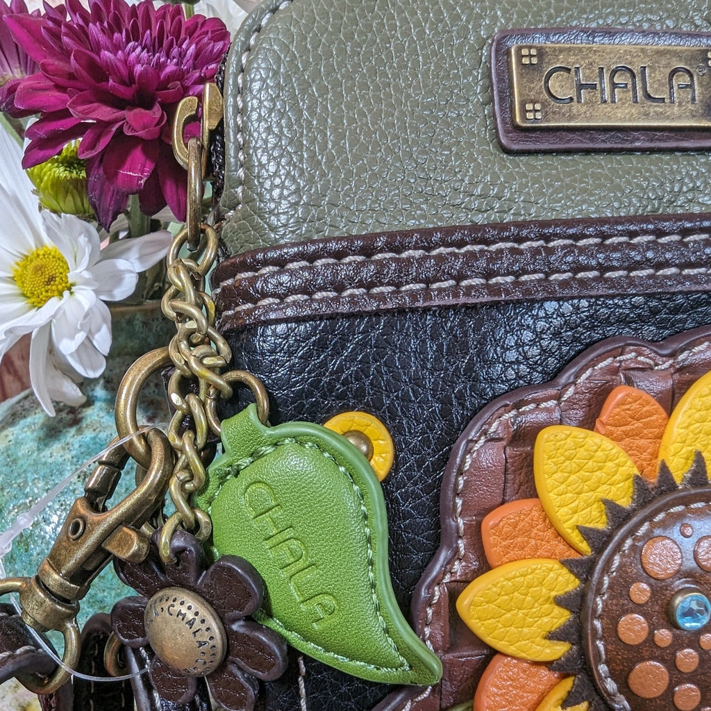 Flower Cellphone Crossbody Purses by Chala Detailed View