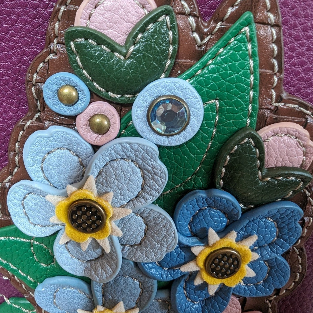Flower Cellphone Crossbody Purses by Chala Detailed View