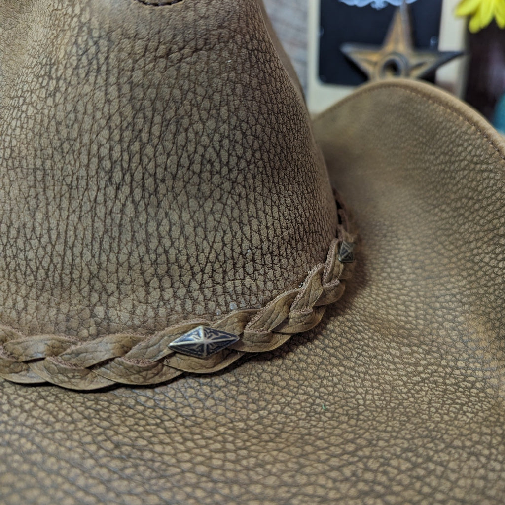 Leather Hat "Bonnaroo" by Bullhide  4095BZ Detailed View