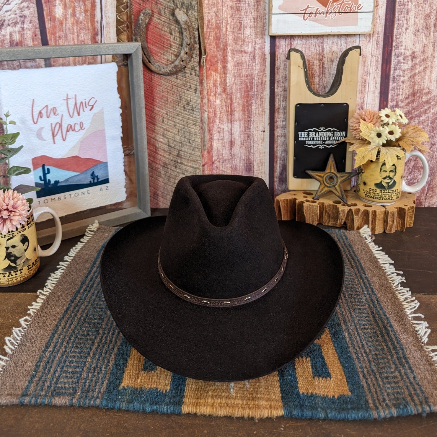 Wool Hat the “Briscoe” by Stetson RWBRSC-43340772 Made in  display picture 2