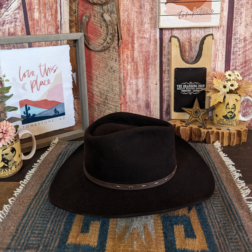 Wool Hat the “Briscoe Reg” by Resistol     RWBRSC-4334 Side View Cordova