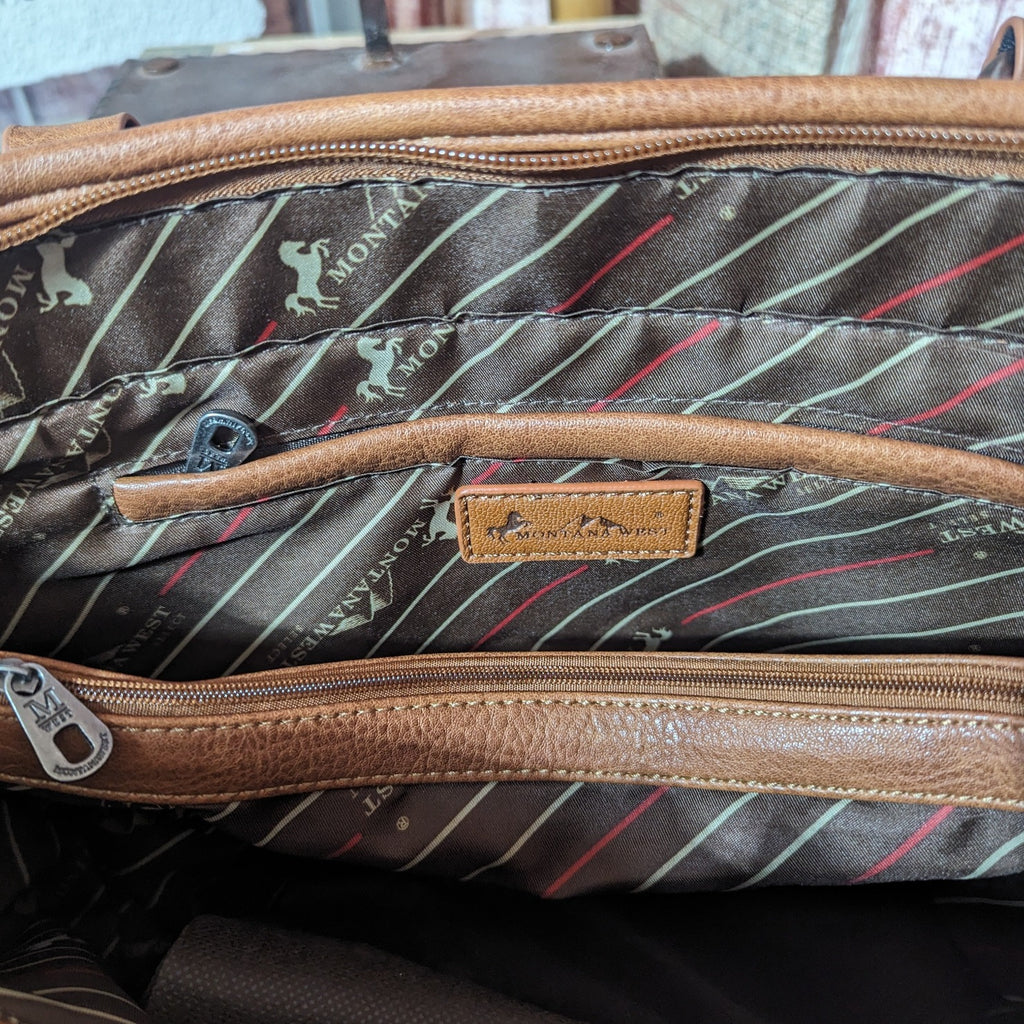 Embroidered Arrow Feather Concealed Carry Collection by Montana West MW1246G-8317B Inside View