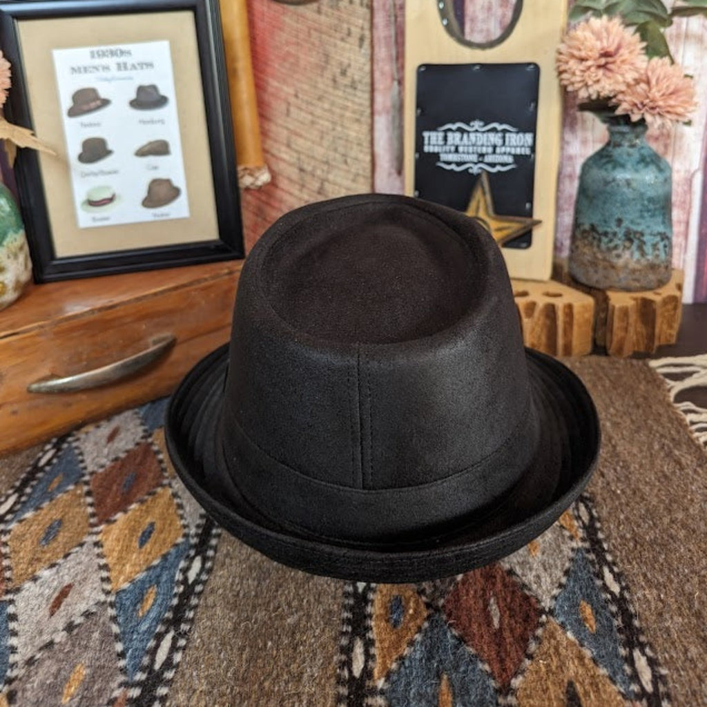 Poly Leather Hat "Urban 67" by Dobbs Back View