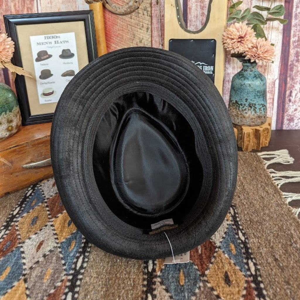Poly Leather Hat "Urban 67" by Dobbs Inside View