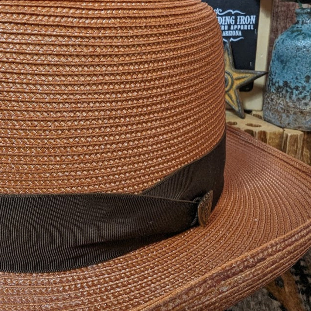 Western Straw Hat the "El Dorado" by Dobbs DSELDO-0427 Detailed View