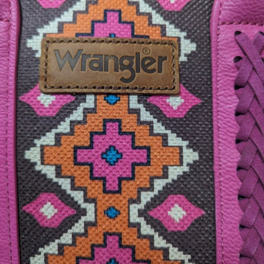 Southwestern Crossbody Purses by Wrangler Detailed Front View 