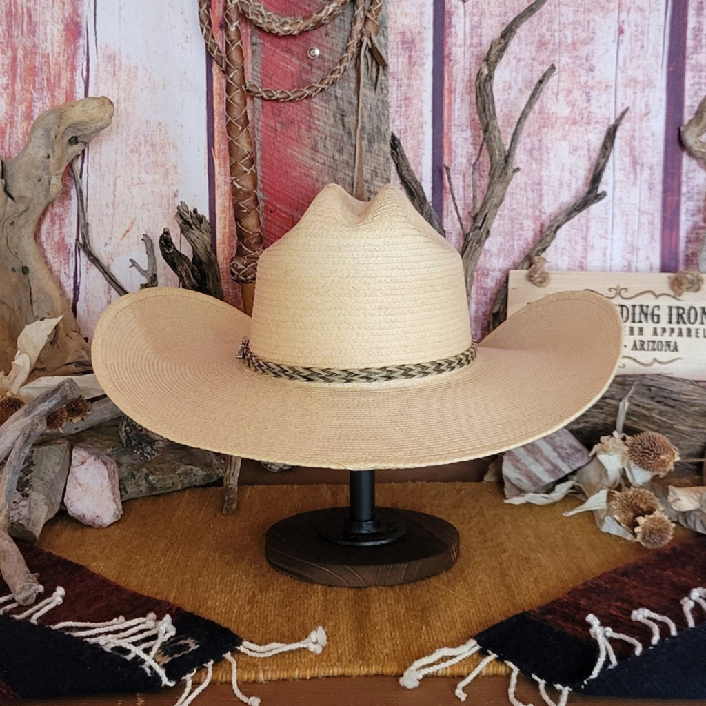 Palm Hat the "Brooks" by Larry Mahan LMH11068 Back View