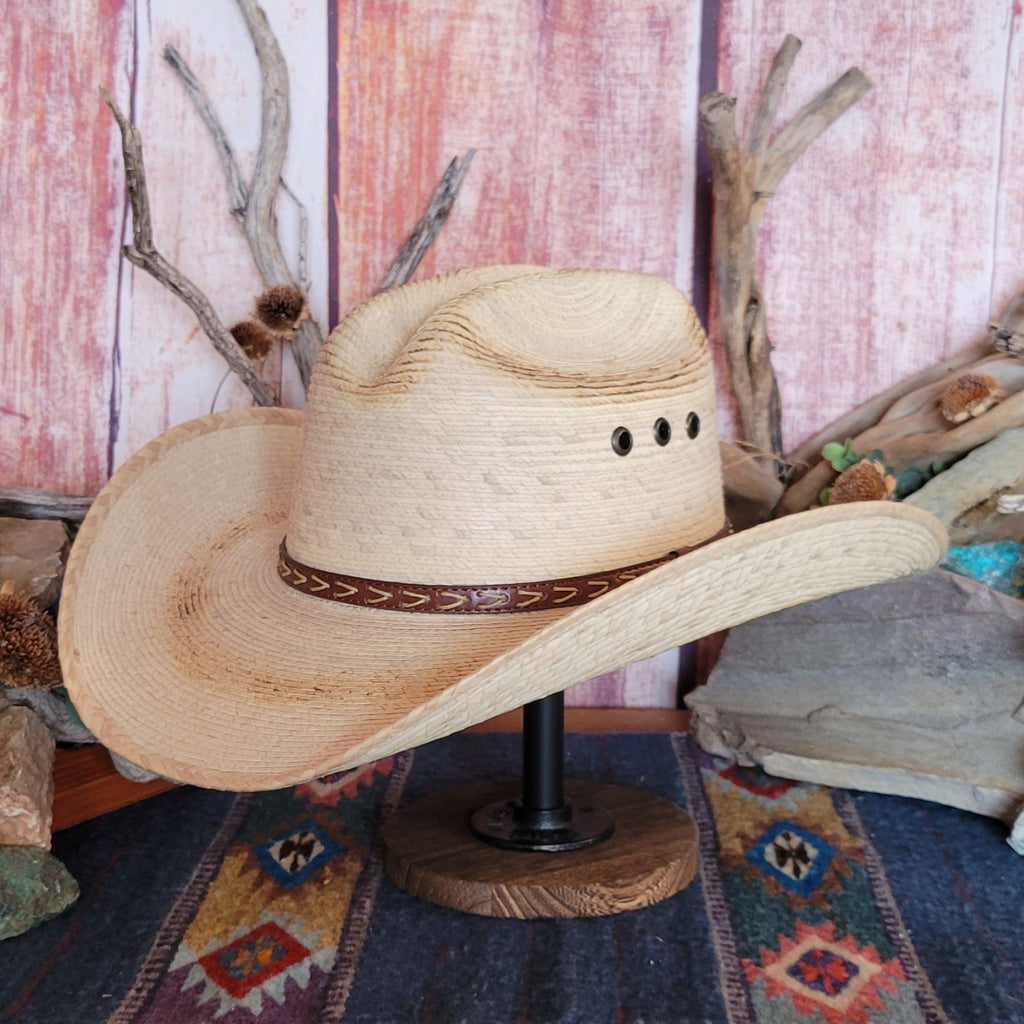 Palm Hat the "Cheyenne Roper" by Conner Hats K1002 Front Side View