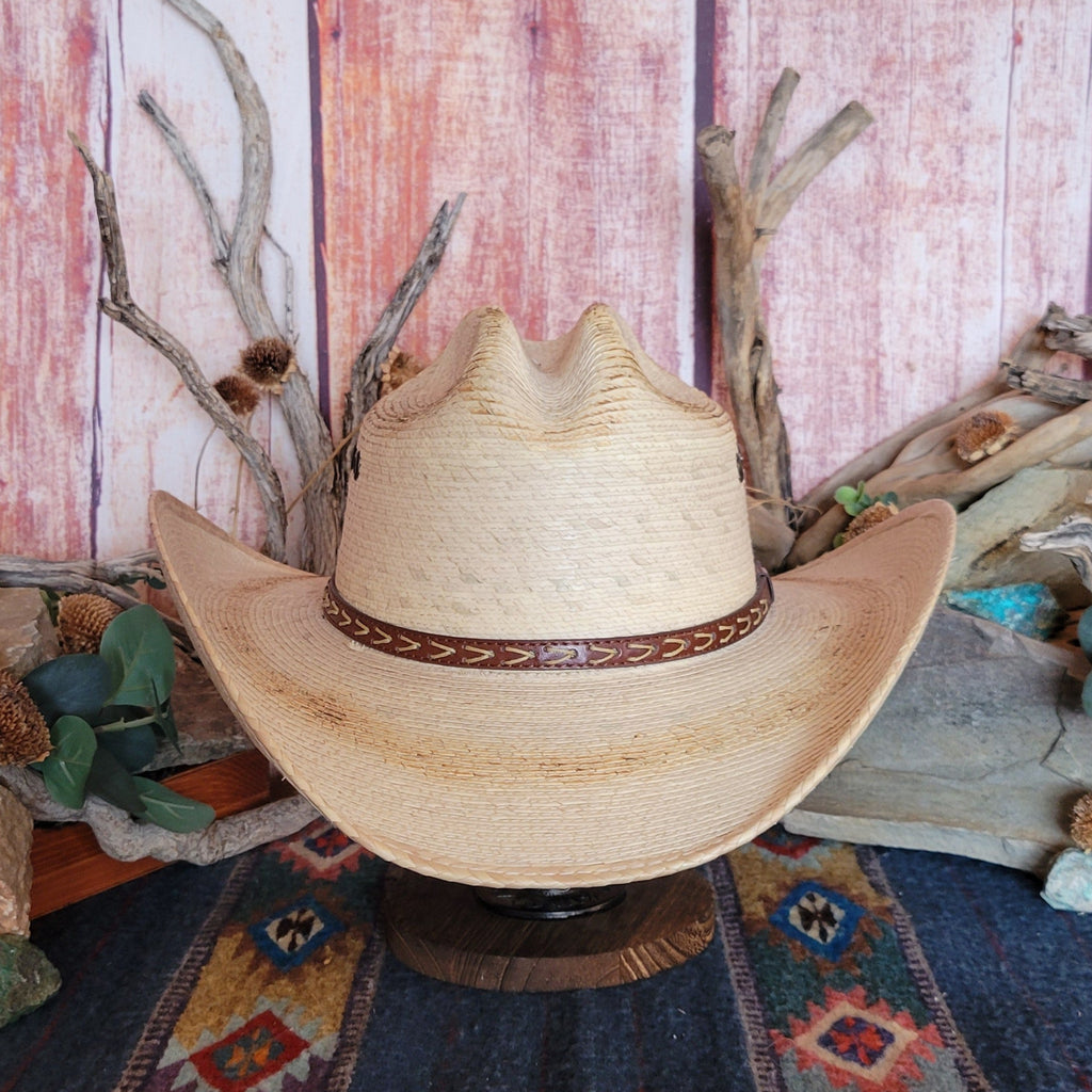 Palm Hat the "Cheyenne Roper" by Conner Hats K1002 Front View