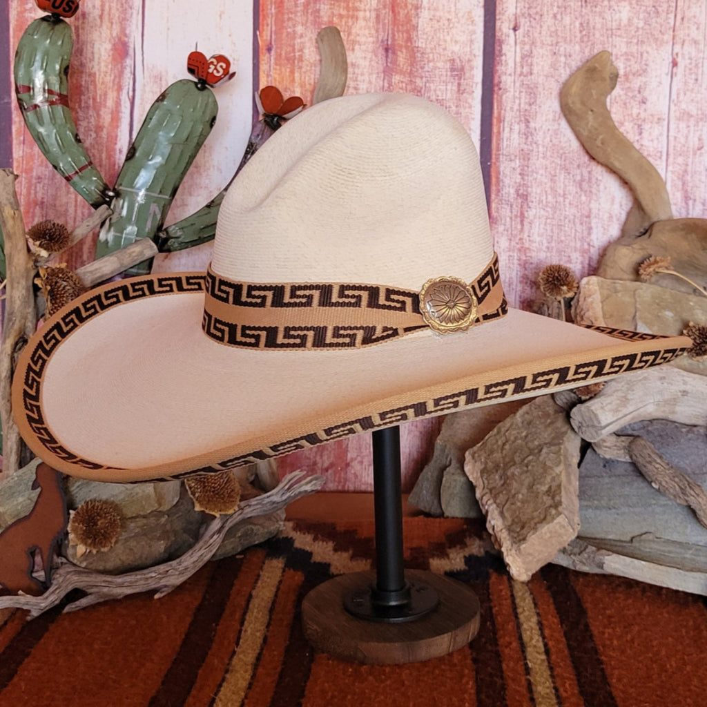 Palm Hat the "Josie" by Atwood AA-JOSIE Front Side Tan