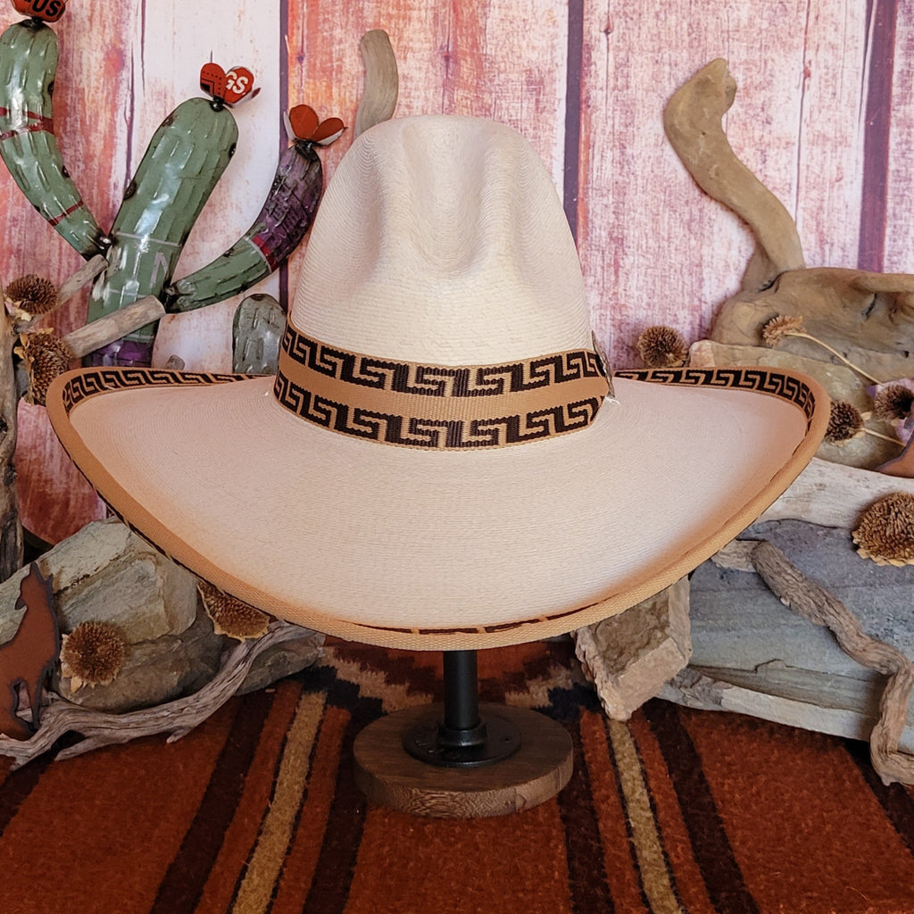 Palm Hat the "Josie" by Atwood AA-JOSIE Front View Tan..