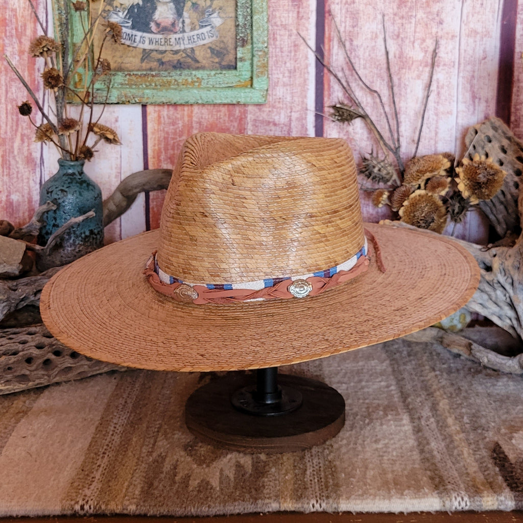 Palm Hat the "Laelia" by Scala LS247 Front Side View