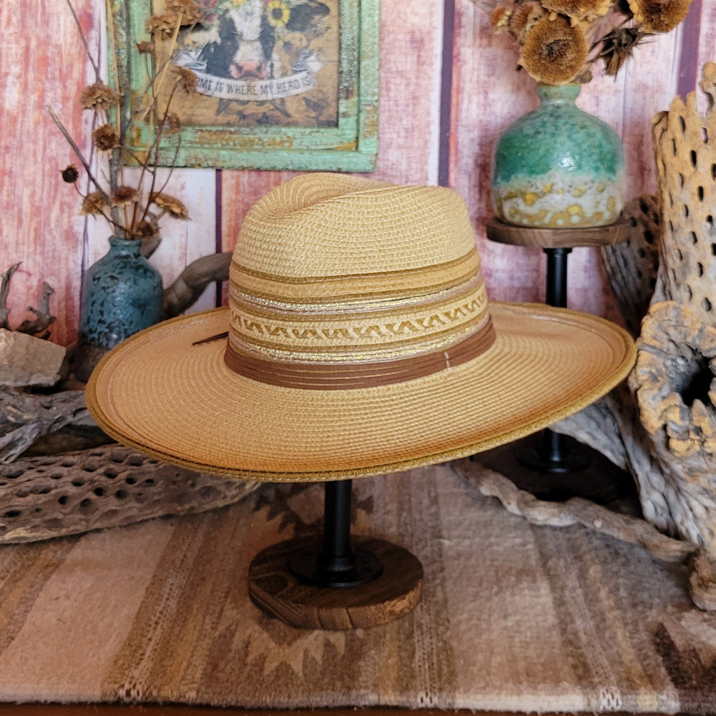 Polyester Blend Hat the "Alento" by Scala LP353 Front Side View