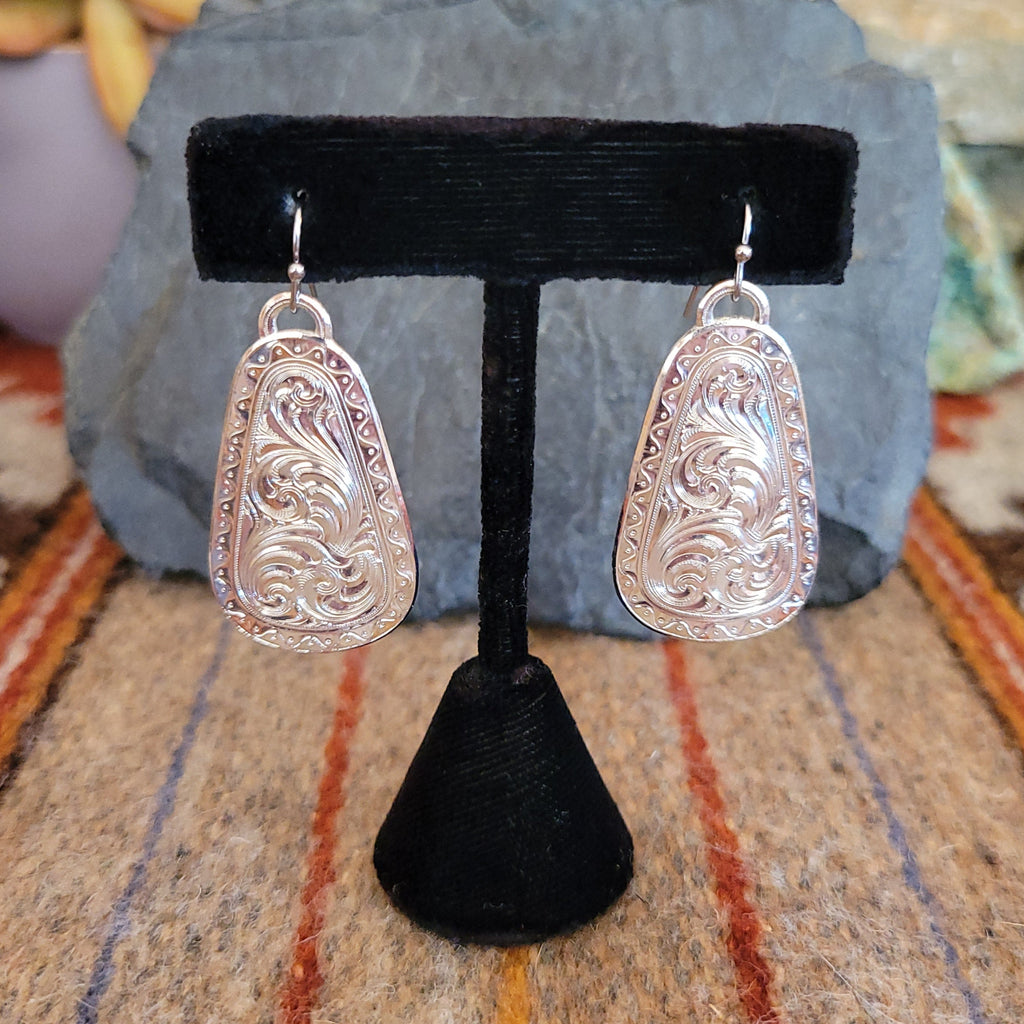 Stainless Steel Earrings "Beauty Within" by Montana Silversmiths ER5678 Front View