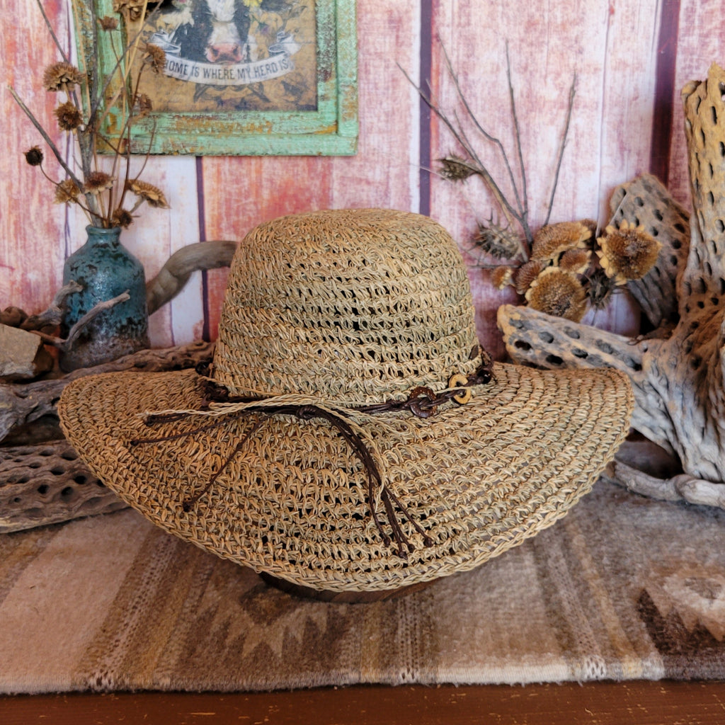 Straw Hat the "Rayne" by Scala LG24 Back View