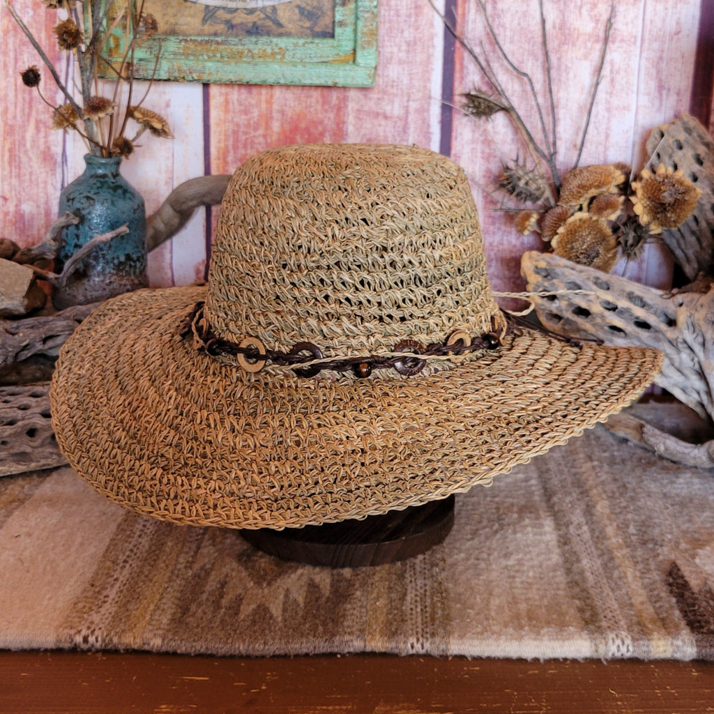 Straw Hat the "Rayne" by Scala LG24 Front Side View