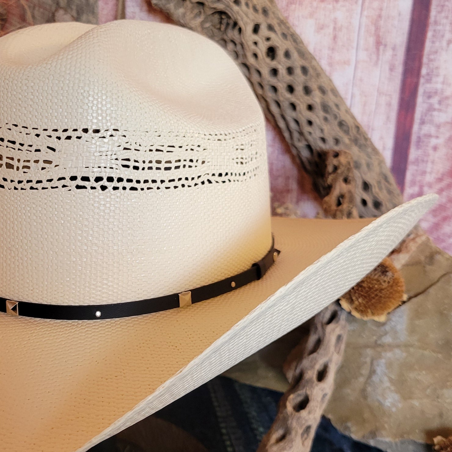 Stallion by Stetson ◽White Western•Style HaT~ Stetson 10X Maddock Straw Hat | Pinto Ranch main image 2
