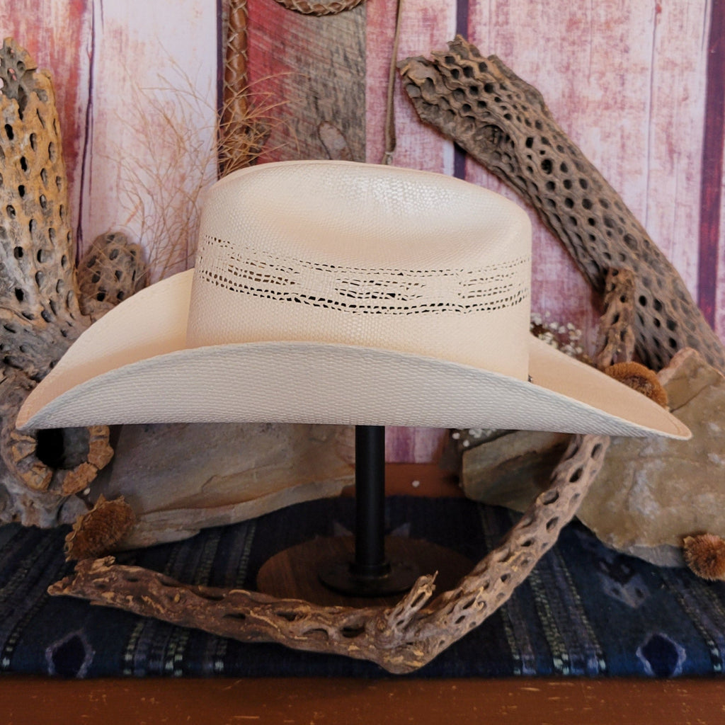 Straw Hat the “White Horse” by Stetson SSWHTH-694081 Side View