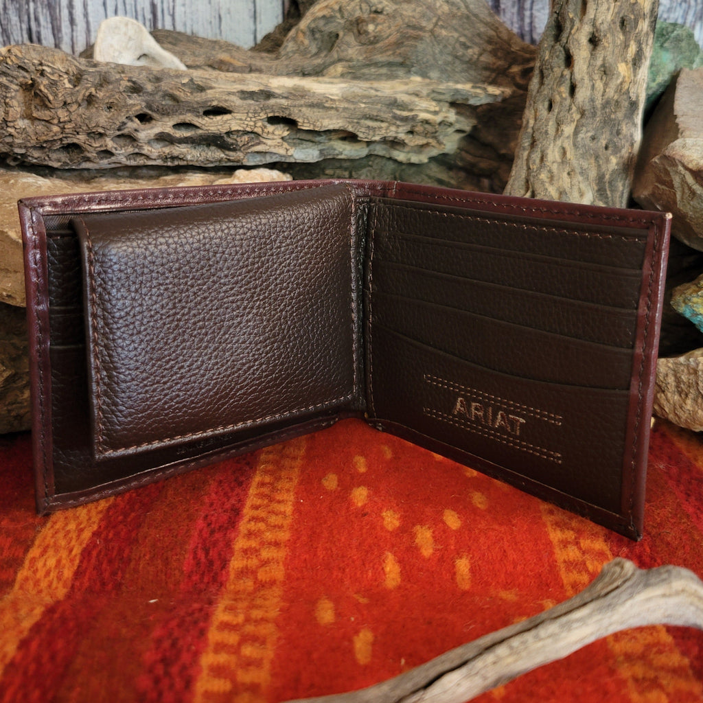Interior showcasing the multiple card slots and passcase attached.