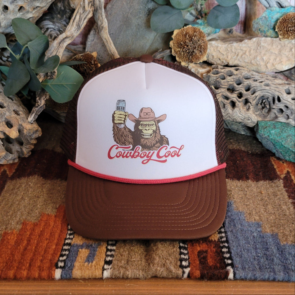 Trucker Cap "Bigfoot Hoedown" by Cowboy Cool H800-666 Front View