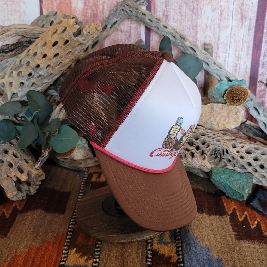 Trucker Cap "Bigfoot Hoedown" by Cowboy Cool H800-666 Side View