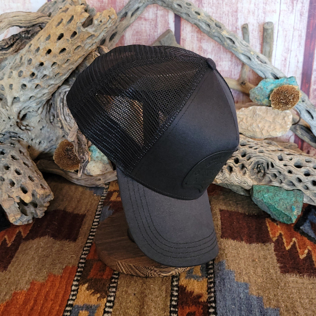 Trucker Cap "Born On The Trail" by Stetson 11-077-0102-0105 BL Side View2