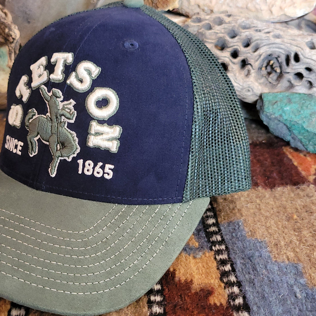 Trucker Cap "Bronco Rider" by Stetson 0707701020112BU Detailed View