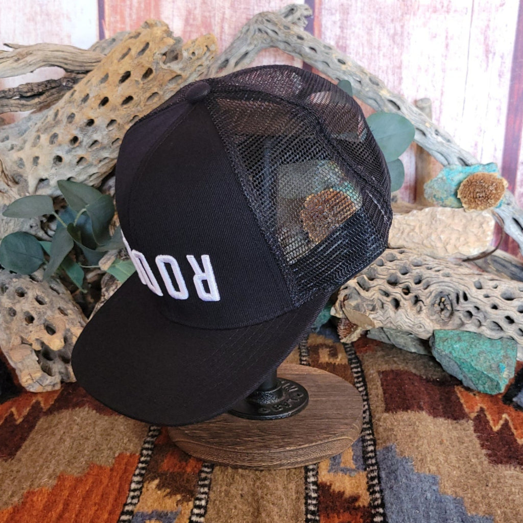 Trucker Cap "Rodeo" by Cowboy Cool H785-633/H790-501 Side View2 Black