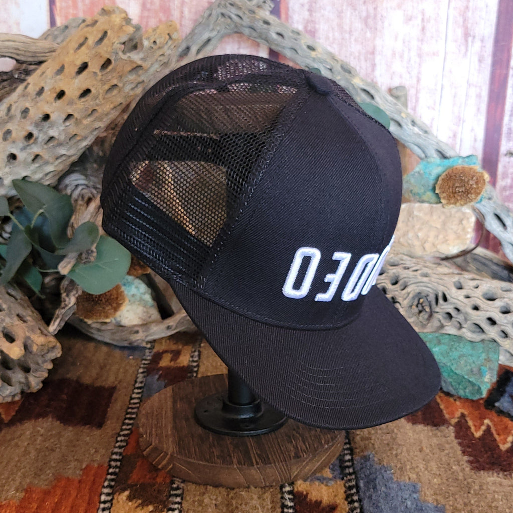 Trucker Cap "Rodeo" by Cowboy Cool H785-633/H790-501 Side View Black