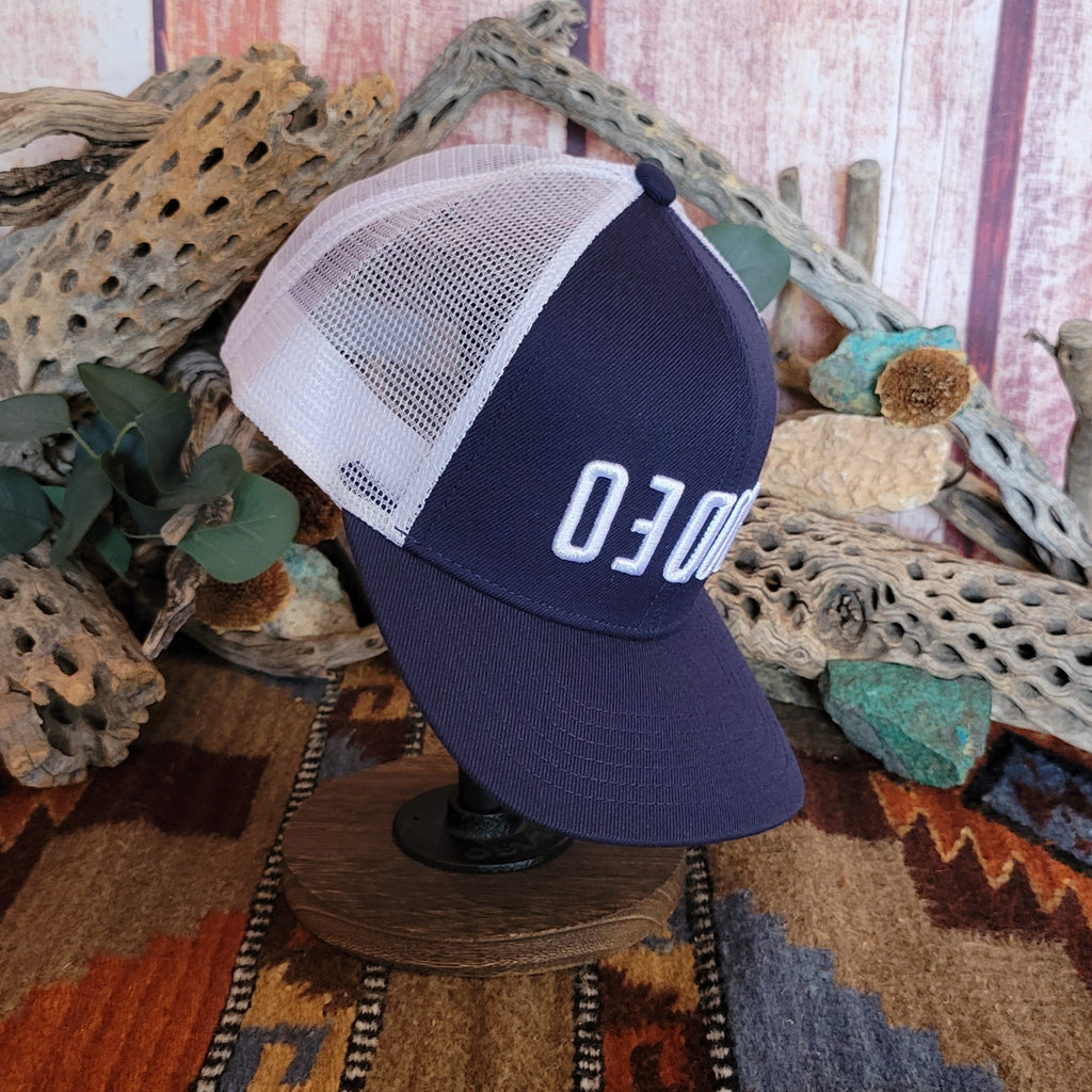 Trucker Cap "Rodeo" by Cowboy Cool H785-633/H790-501 Side View Blue