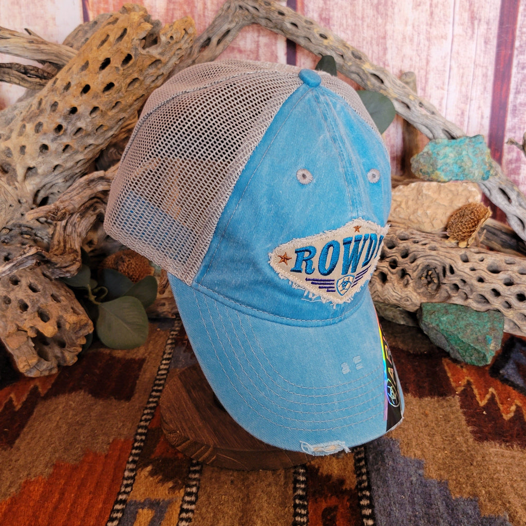 Trucker Cap with Velcro Closure by Ariat   A300084727 Side View2