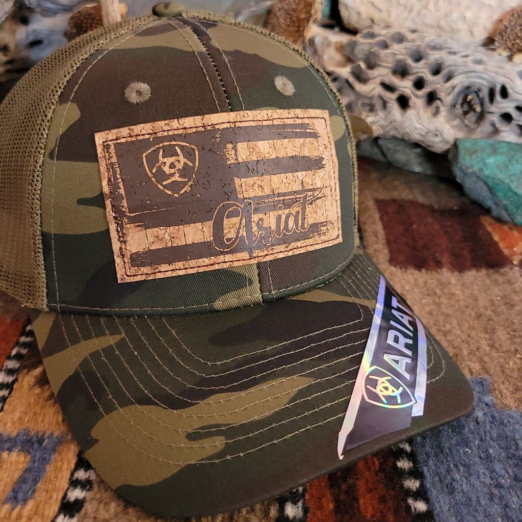 Trucker Caps Ariat Camo Patch by Ariat A3000160222 Detailed View
