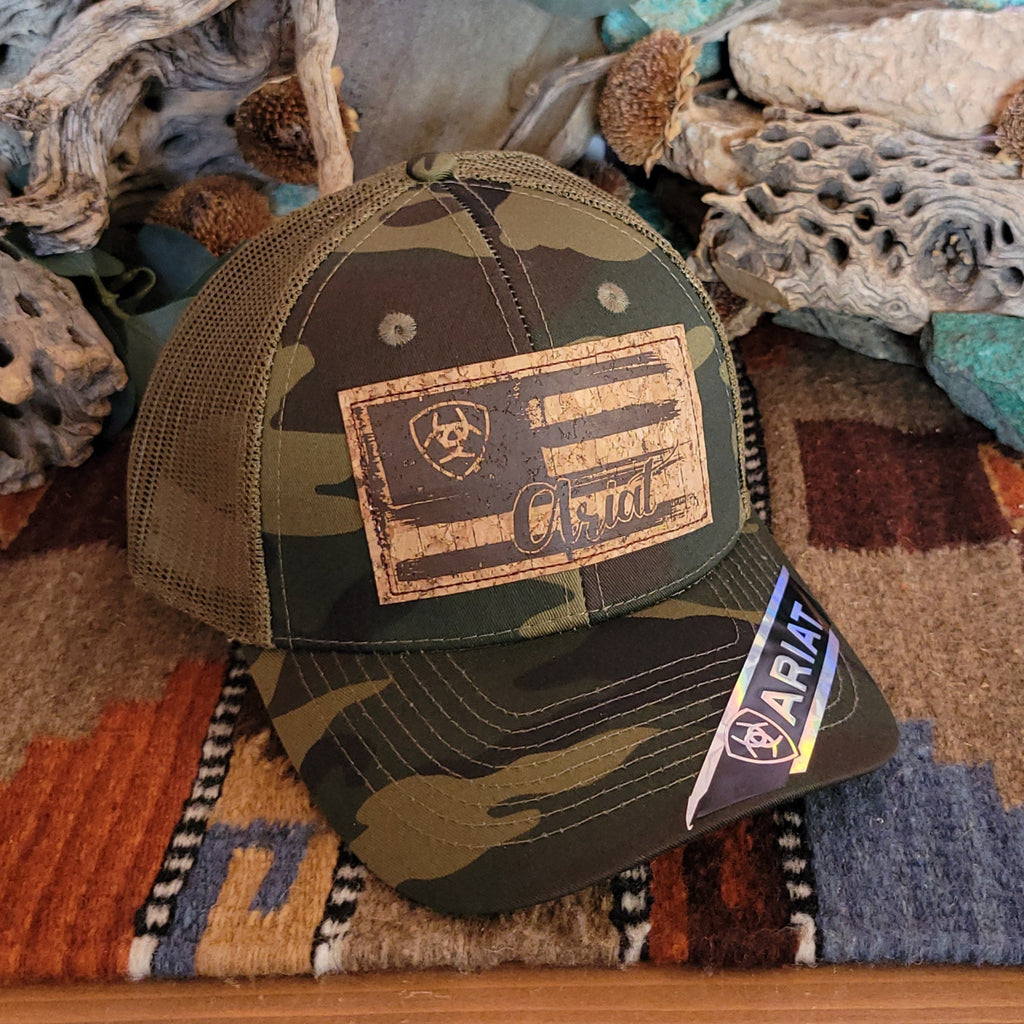 Trucker Caps Ariat Camo Patch by Ariat A3000160222 Front Side View