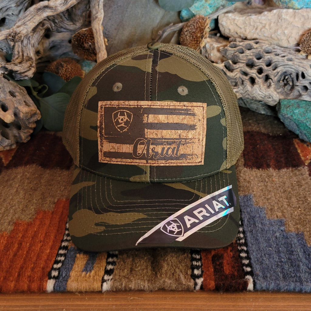 Trucker Caps Ariat Camo Patch by Ariat A3000160222 Front View