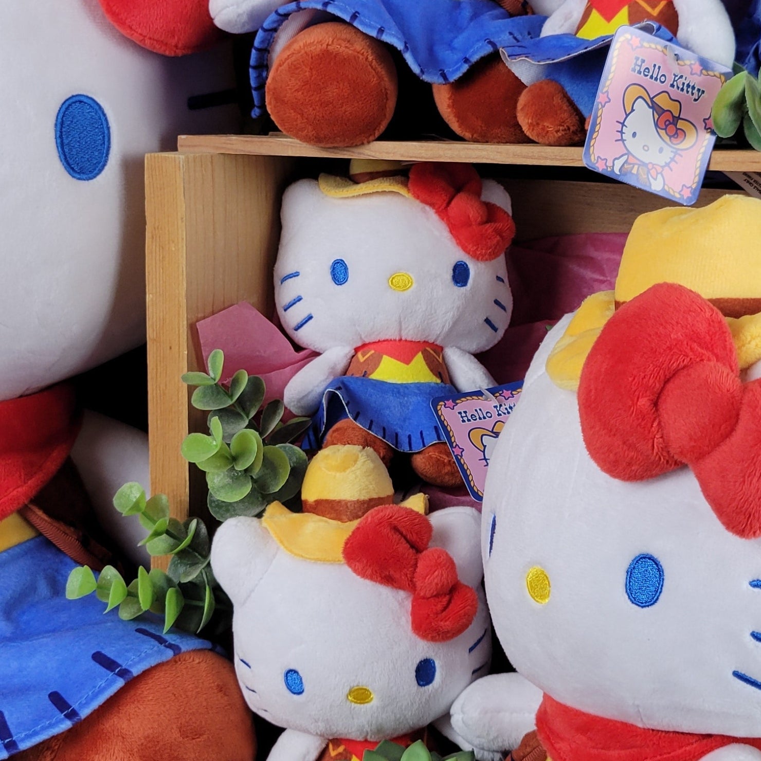 Western Hello Kitty Plush by Fiesta k03166 – The Branding Iron