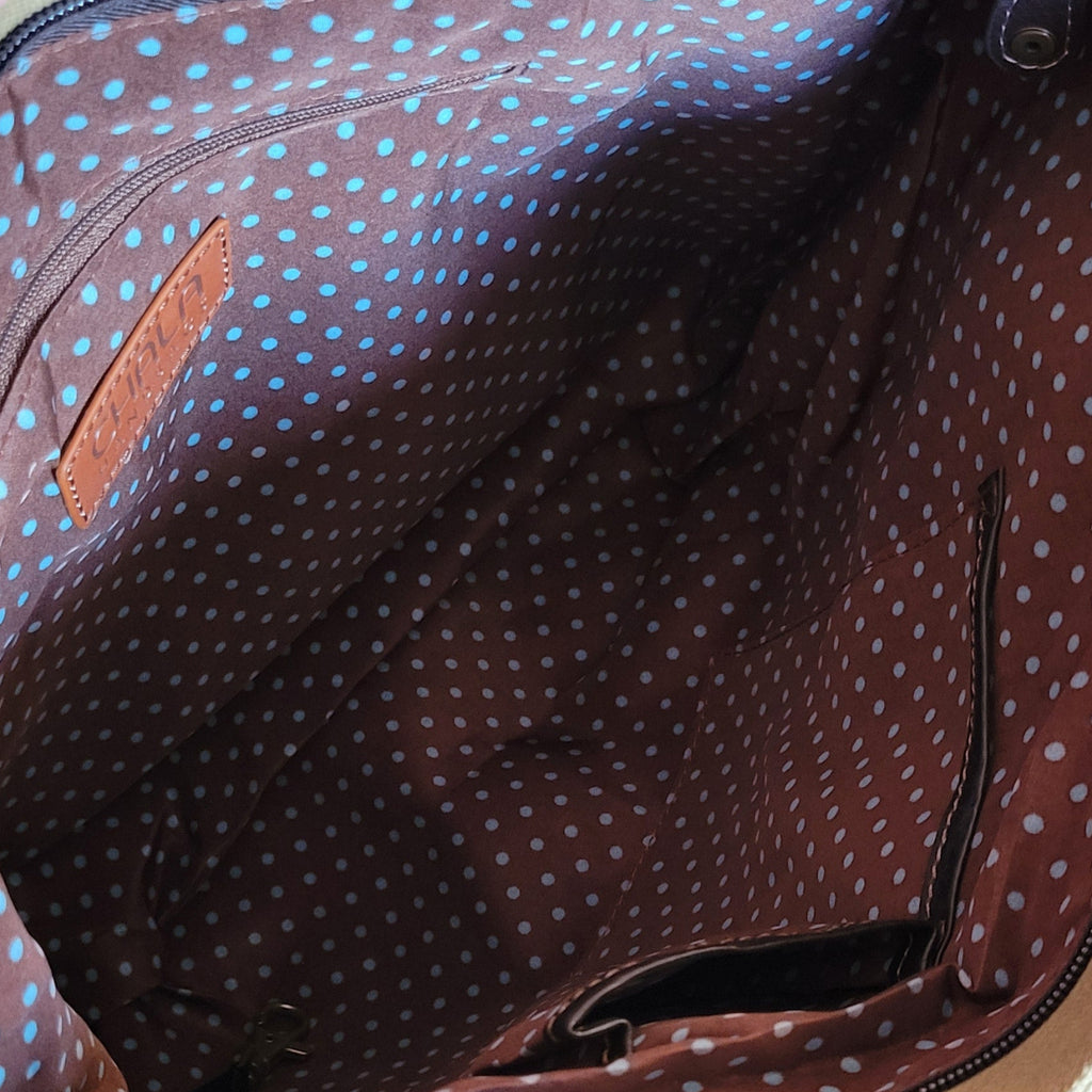 Women's Bird Safari Canvas Tote by Chala 912PB0 Open View