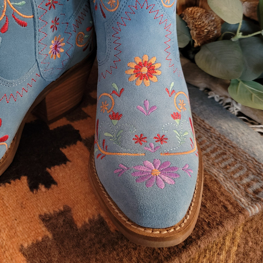Women's Boots "Sugar Bug" by Dingo   DI 179BLUE Detailed View