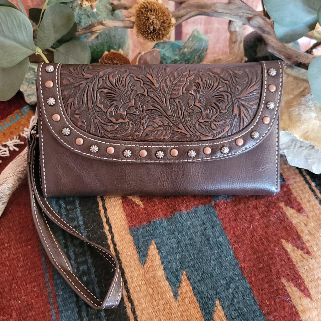 Women's Checkbook Wallet by Nocona N770005002 Front View..
