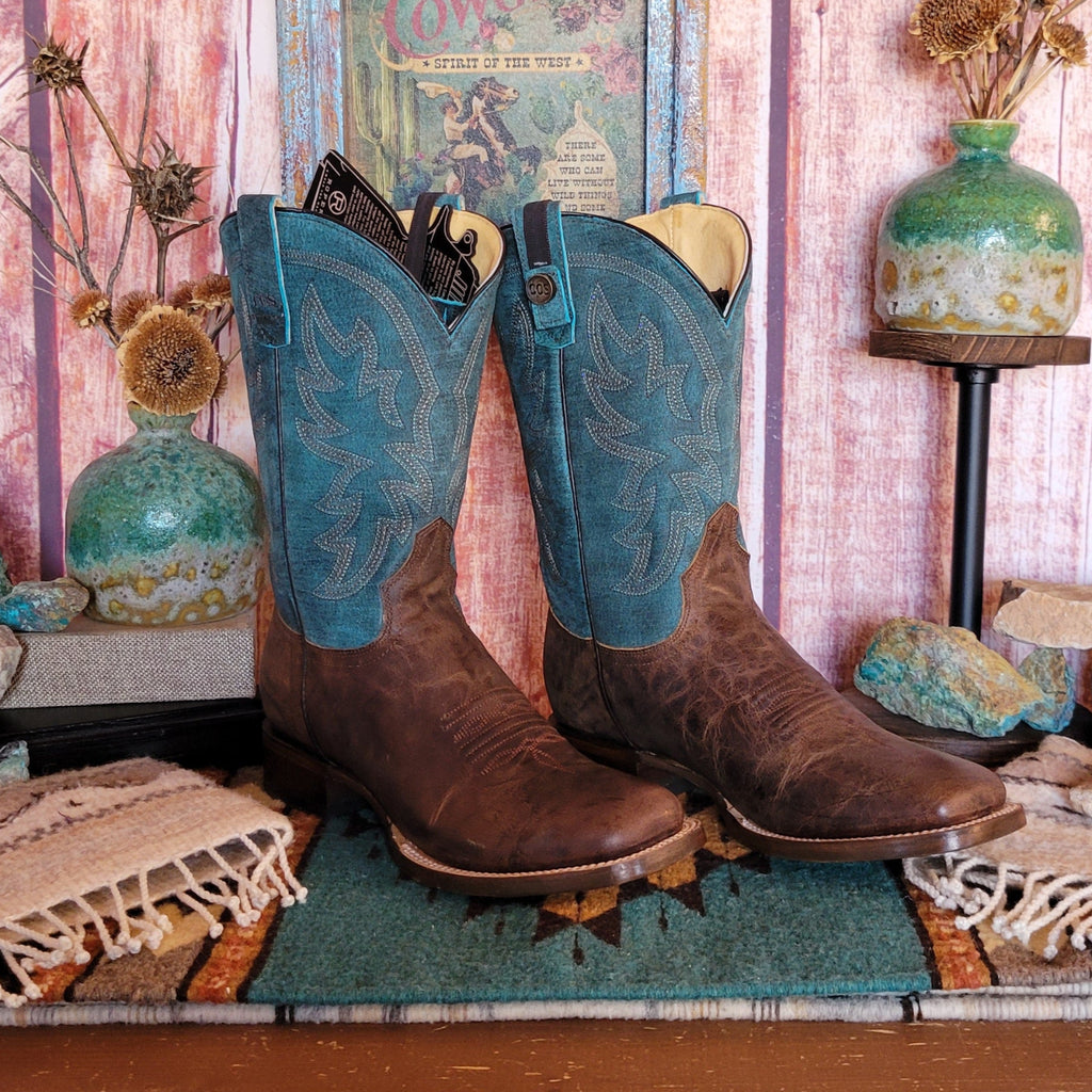 Women's Concealed Carry Leather Boots "Quiet Action" by Roper 09-021-8250-0870 Side View..