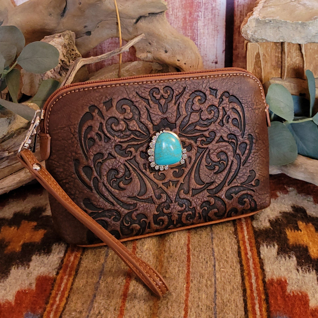 Women's Cosmetic Pouch by Catchfly  2421335261 Front View