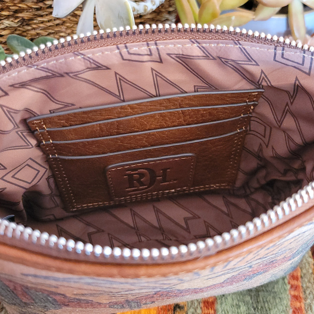 Women's Desert Scape Cosmetics Bag by Red Dirt Hat Co.  2510425261 Inside View