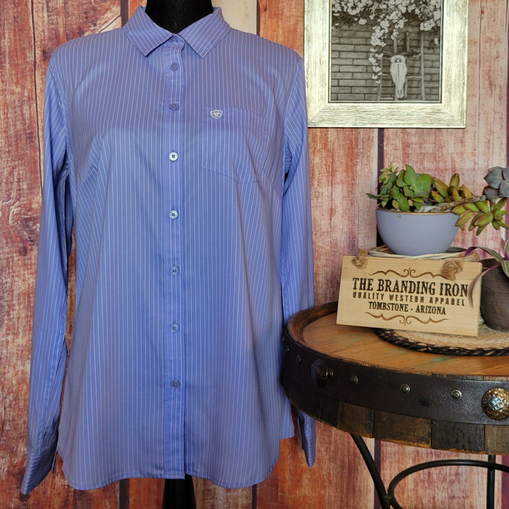 Women's Kirby Pro Long Sleeve Shirt "Sweetie" by Ariat 10054892 Front Side View...