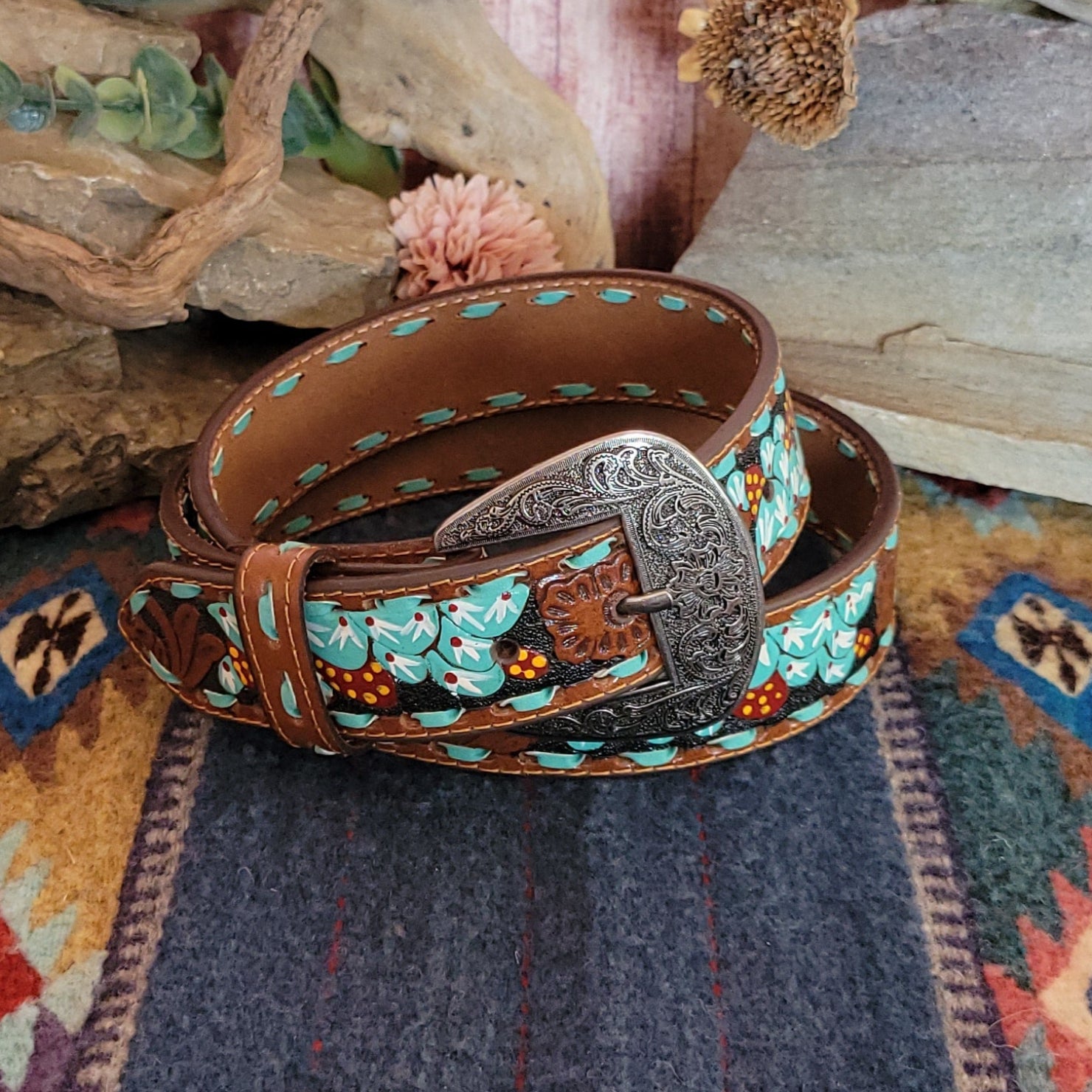 ladies leather belts for dresses Women's Leather Belt Addyson 1"