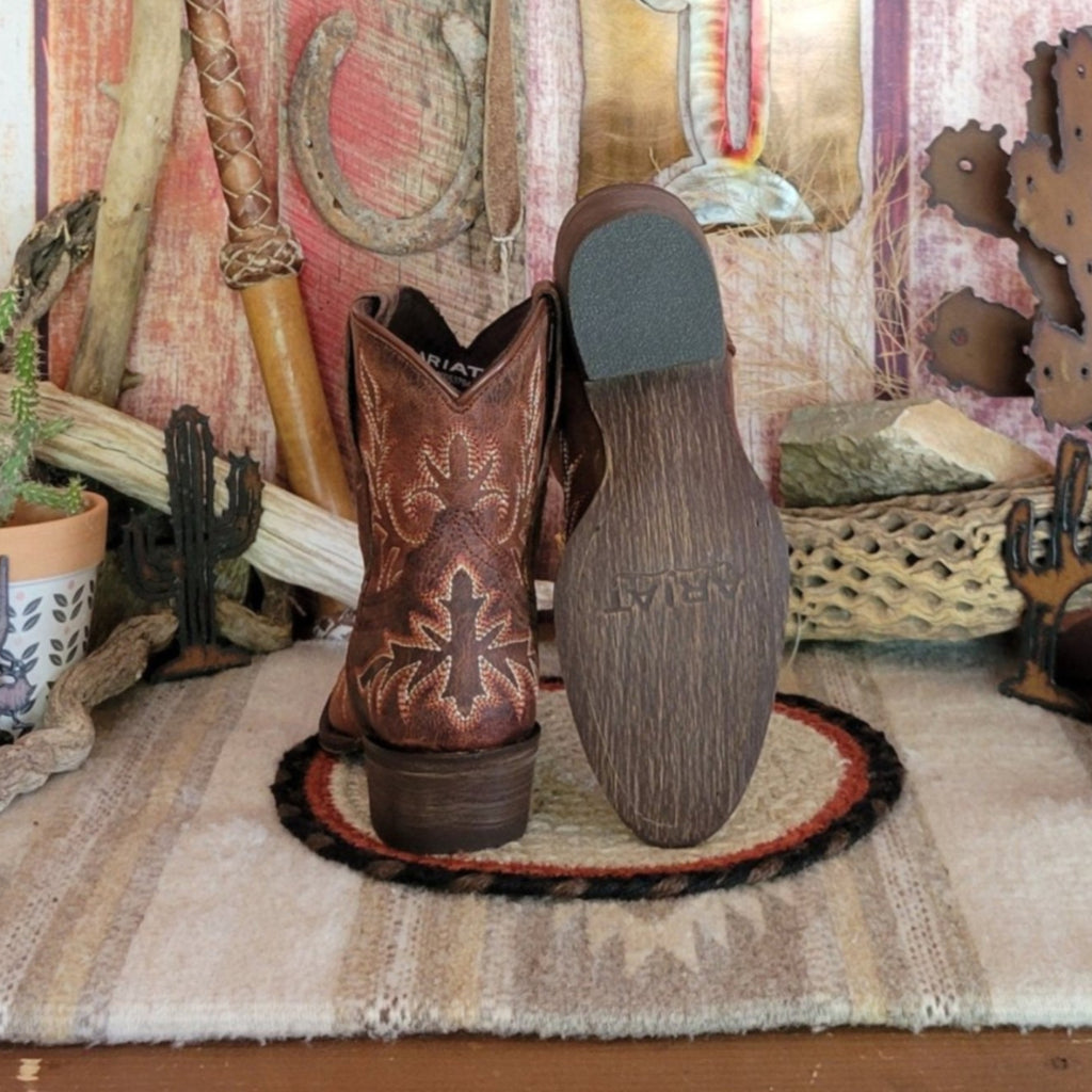 Women's Leather Boot the "Carlin" by Ariat 10053794 Sole View