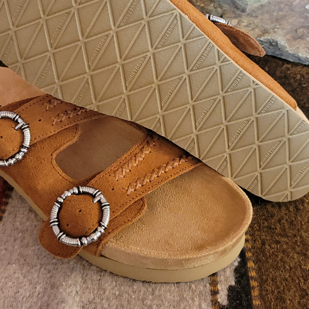 Women's Sandal the "Georgine Classic" by Minnetonka Moccasins 571211 Detailed View1