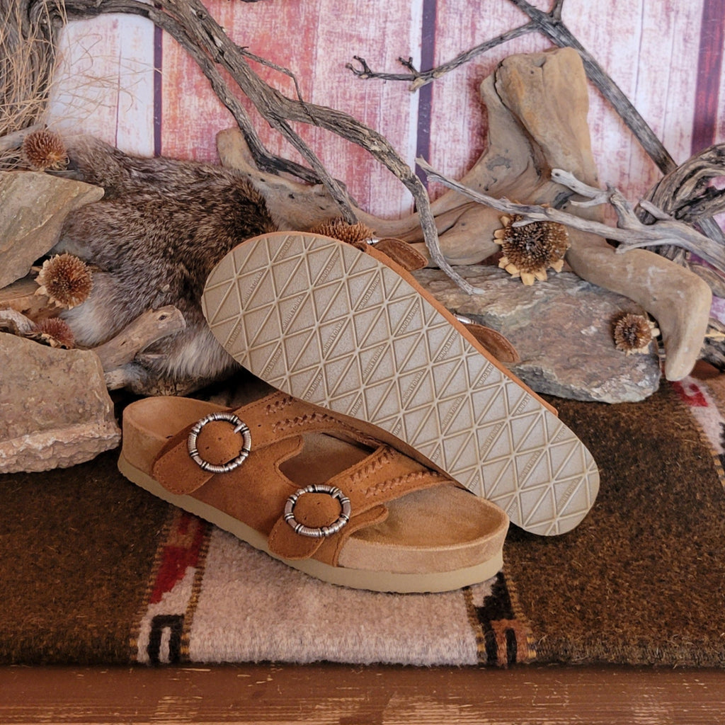Women's Sandal the "Georgine Classic" by Minnetonka Moccasins 571211 Sole View
