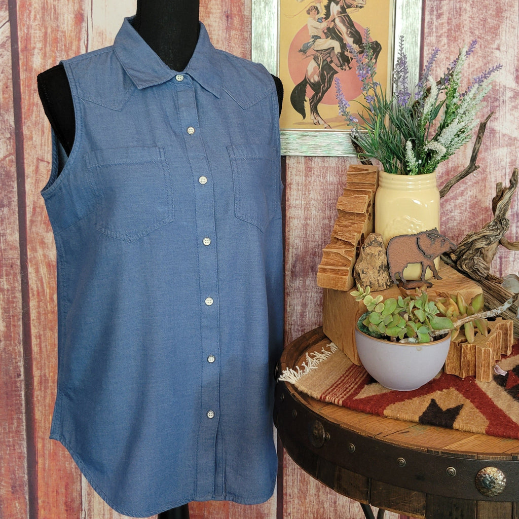 Women's Sleeveless Top "Billie Jean" by Ariat 10058854 Front View