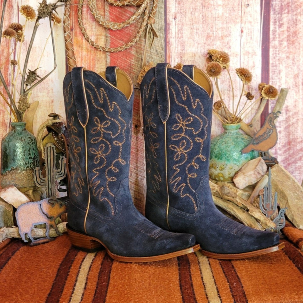 Women's Suede Boot the "Jukebox" by Ariat 10053793 Side View