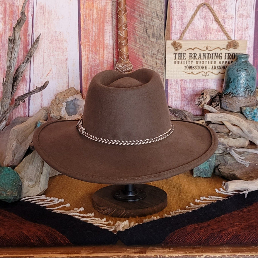 Wool Crushable Hat the “Rawhide” by Stetson   SBRAWH-833423 Back View