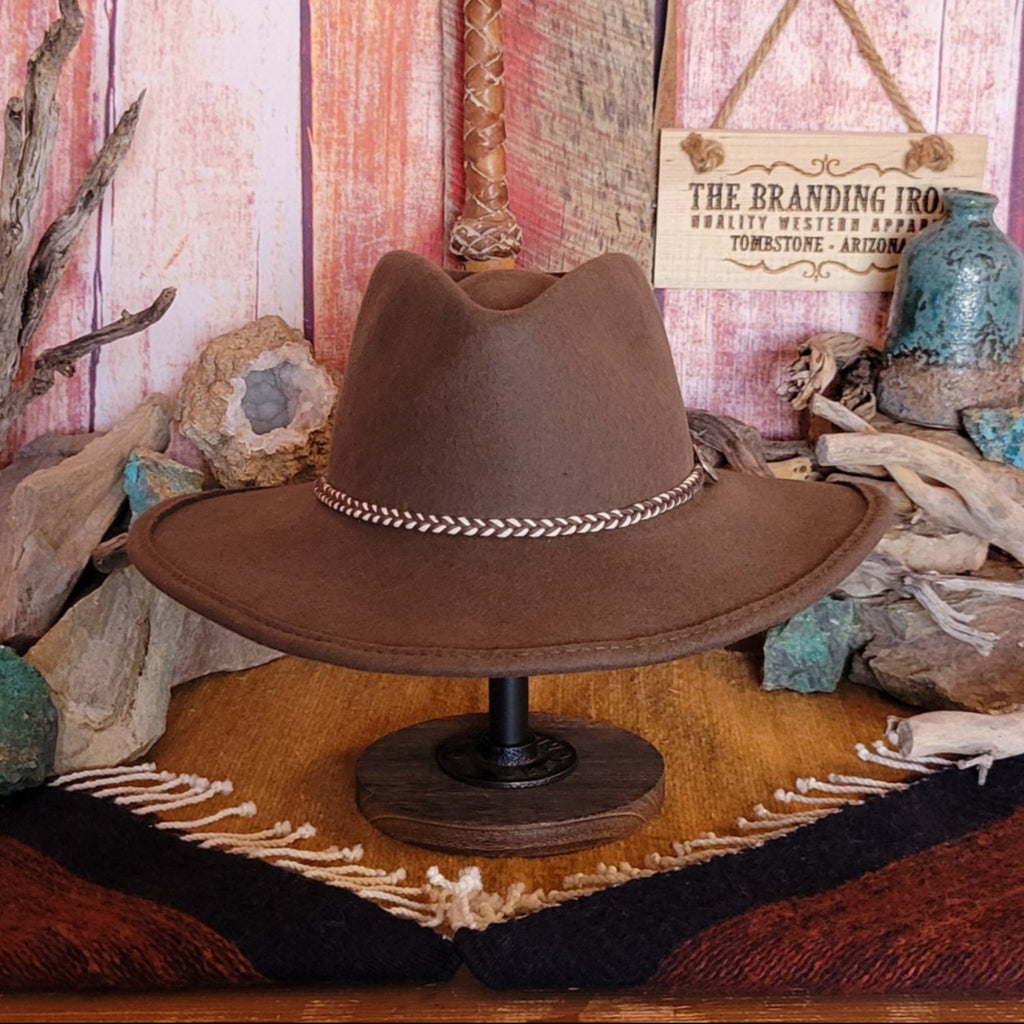 Wool Crushable Hat the “Rawhide” by Stetson   SBRAWH-833423 Front View